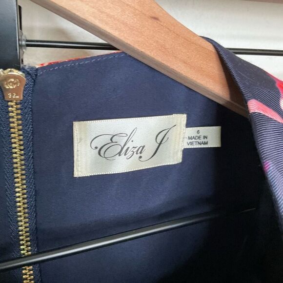 Eliza J Floral Crop Top and Skirt Set - Picture 9 of 14